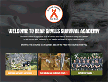 Tablet Screenshot of beargryllssurvivalacademy.com